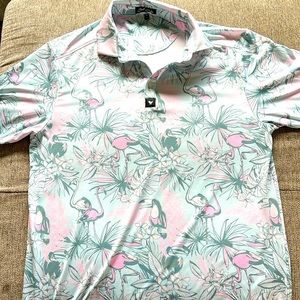 Men’s bad birdie golf polo size medium